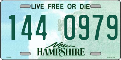 NH license plate 1440979