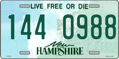 NH license plate 1440988