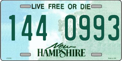 NH license plate 1440993