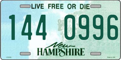 NH license plate 1440996