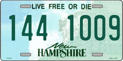 NH license plate 1441009