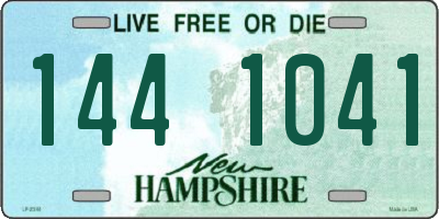 NH license plate 1441041