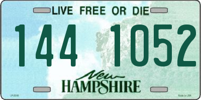 NH license plate 1441052