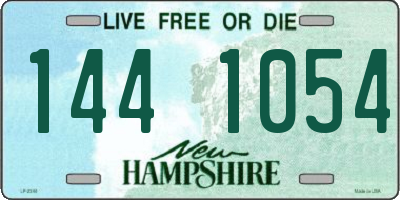 NH license plate 1441054