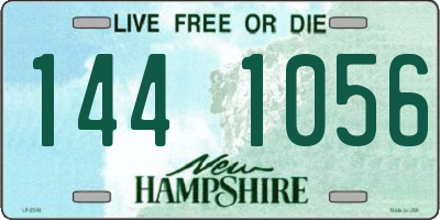 NH license plate 1441056