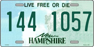NH license plate 1441057