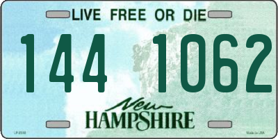 NH license plate 1441062
