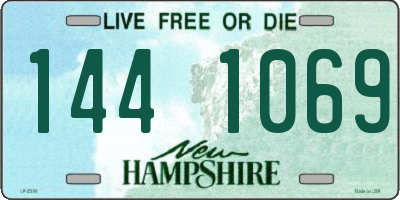 NH license plate 1441069