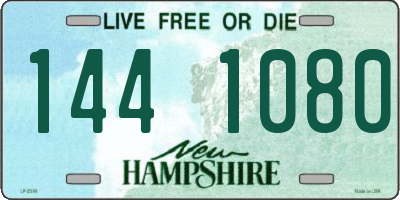 NH license plate 1441080