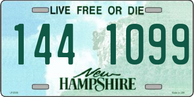 NH license plate 1441099