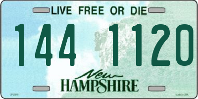 NH license plate 1441120