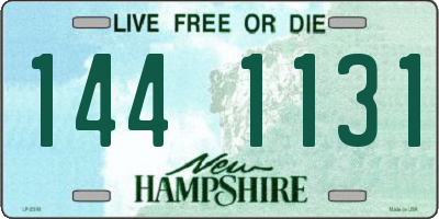 NH license plate 1441131