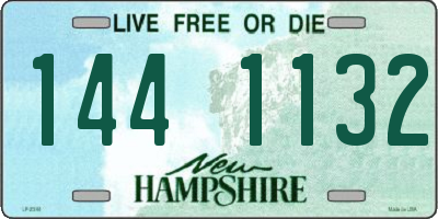 NH license plate 1441132