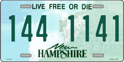 NH license plate 1441141