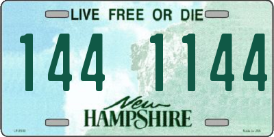 NH license plate 1441144
