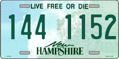 NH license plate 1441152