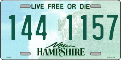 NH license plate 1441157