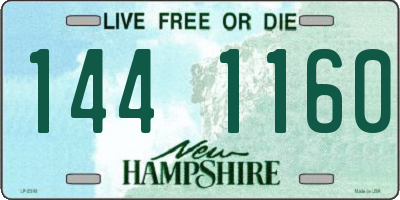 NH license plate 1441160