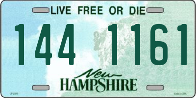 NH license plate 1441161