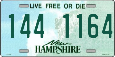 NH license plate 1441164