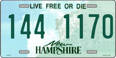 NH license plate 1441170