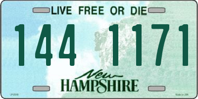 NH license plate 1441171