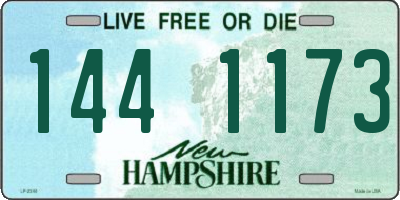 NH license plate 1441173
