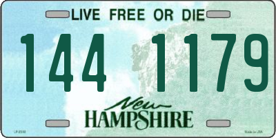 NH license plate 1441179