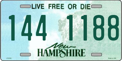 NH license plate 1441188