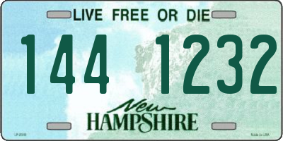 NH license plate 1441232