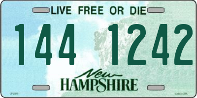 NH license plate 1441242
