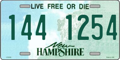 NH license plate 1441254