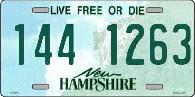 NH license plate 1441263