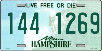 NH license plate 1441269
