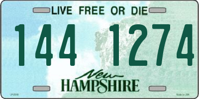 NH license plate 1441274