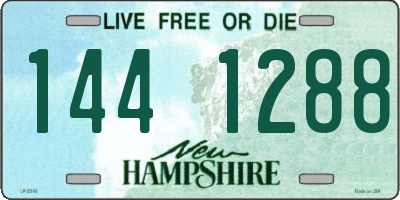 NH license plate 1441288