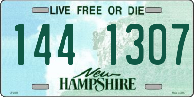NH license plate 1441307