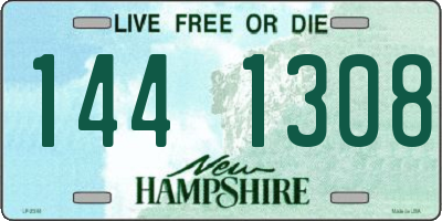 NH license plate 1441308