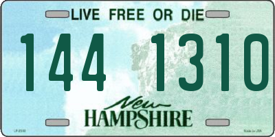NH license plate 1441310