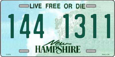 NH license plate 1441311