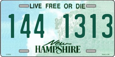 NH license plate 1441313