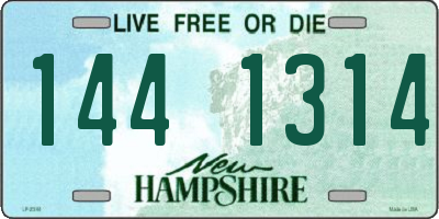 NH license plate 1441314