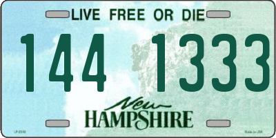 NH license plate 1441333