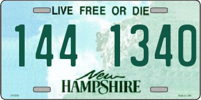 NH license plate 1441340
