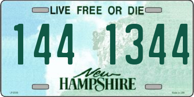 NH license plate 1441344