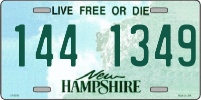 NH license plate 1441349