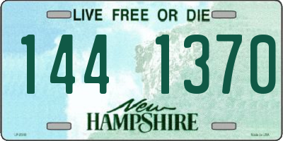 NH license plate 1441370