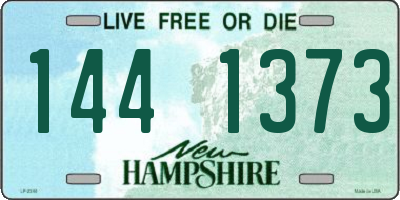NH license plate 1441373