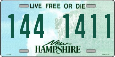 NH license plate 1441411