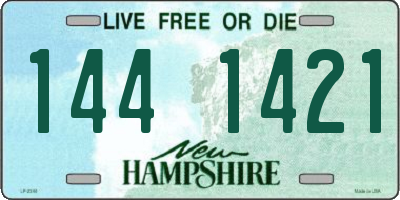 NH license plate 1441421